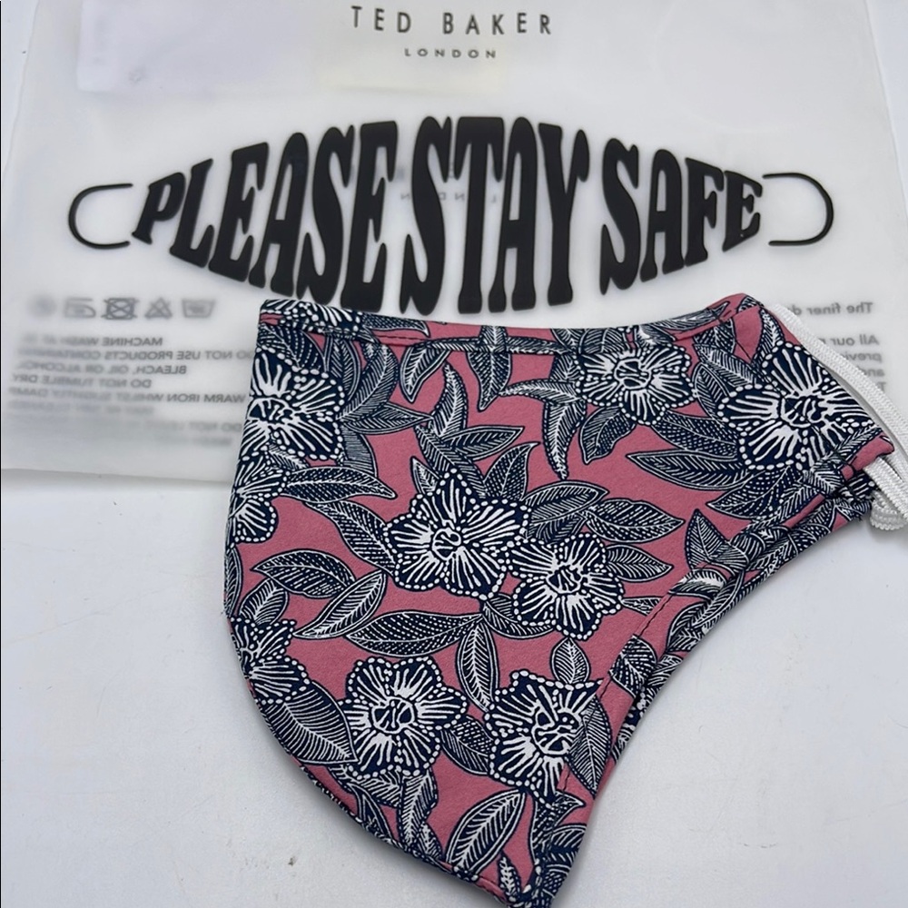 TED BAKER LONDON Reversible Reusable FACE MASK 
NWT 
OS